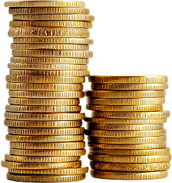Stapel met munten