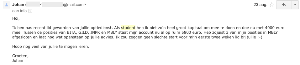 student trading