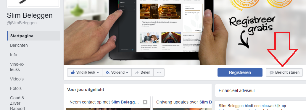 Slim Beleggen FB Bericht